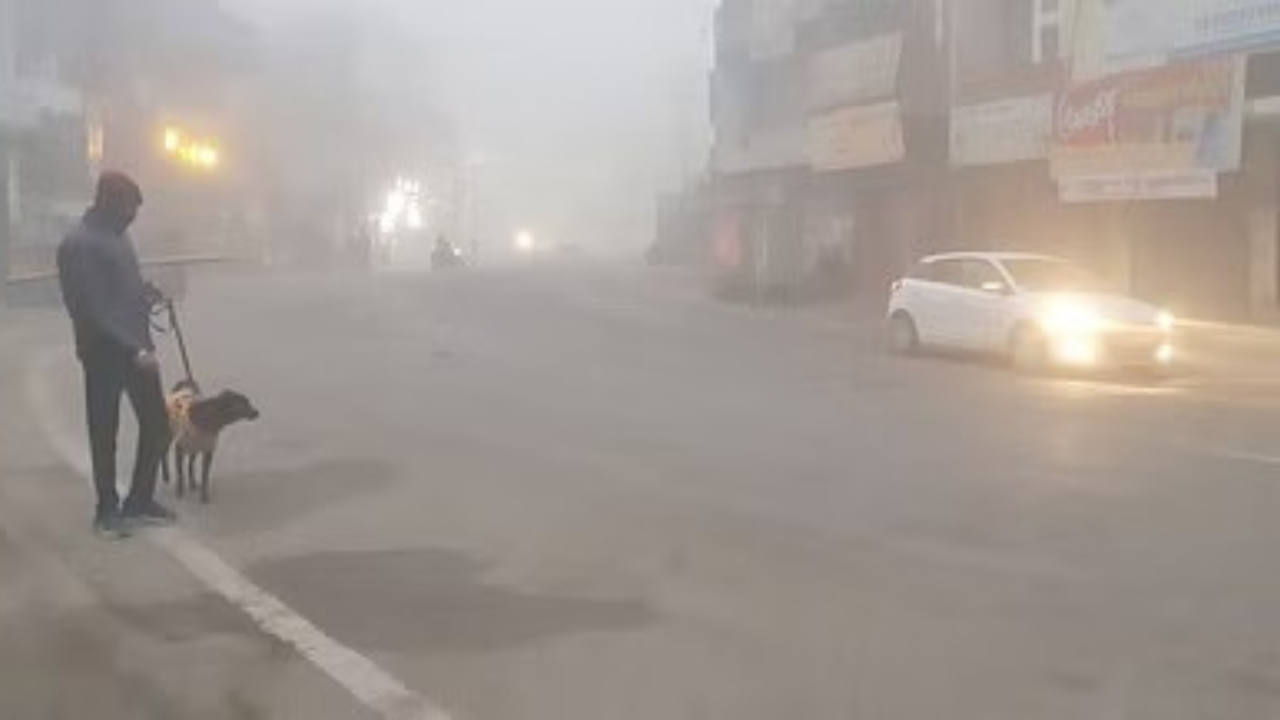 dense fog के कारण बढी लोगो की मुश्किले  , दिल्ली में अलर्ट जारी