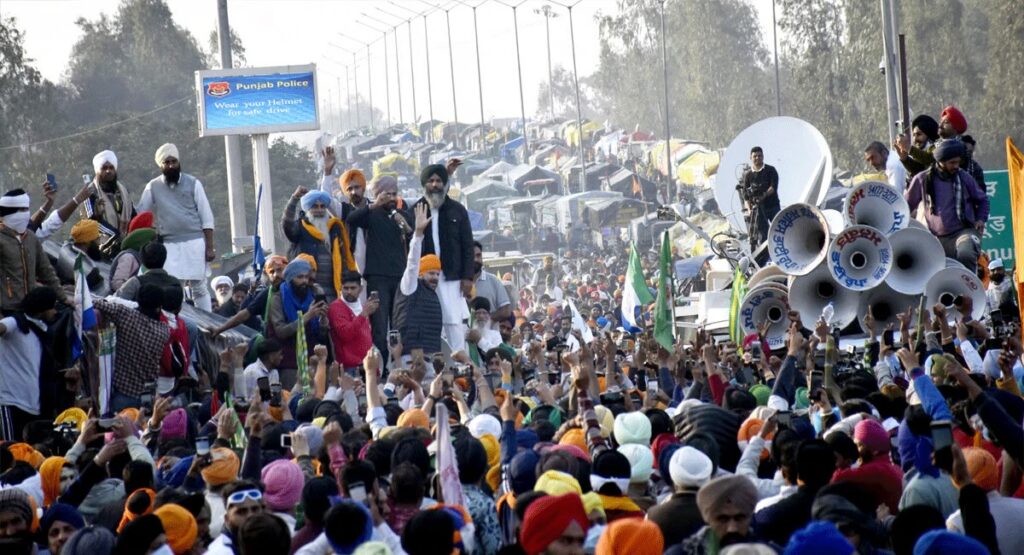 Baghpat: किसानों का धरना तीसरे दिन भी रहा जारी, हरियाणा के किसान लौटे...... 