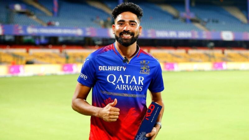 IPL 2024: फॉर्म में लौटे Mohammad Siraj, भारत के लिए राहत की खबर, RCB की जीत में निभा रहे भूमिका….